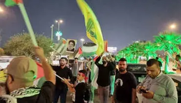 جشن و شادی مردم عراق برای پیروزی ایران/ویدیو