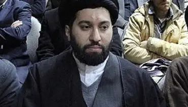 تصاویری از فرزند رهبر انقلاب در حرم امام خمینی(ره)