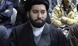 تصاویری از فرزند رهبر انقلاب در حرم امام خمینی(ره)