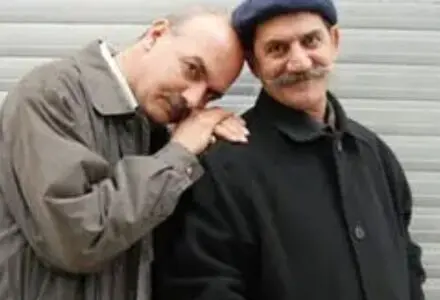 عکس زیرخاکی از ایرج طهماسب و حمید جبلی