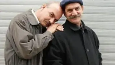 عکس زیرخاکی از ایرج طهماسب و حمید جبلی