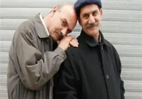 عکس زیرخاکی از ایرج طهماسب و حمید جبلی