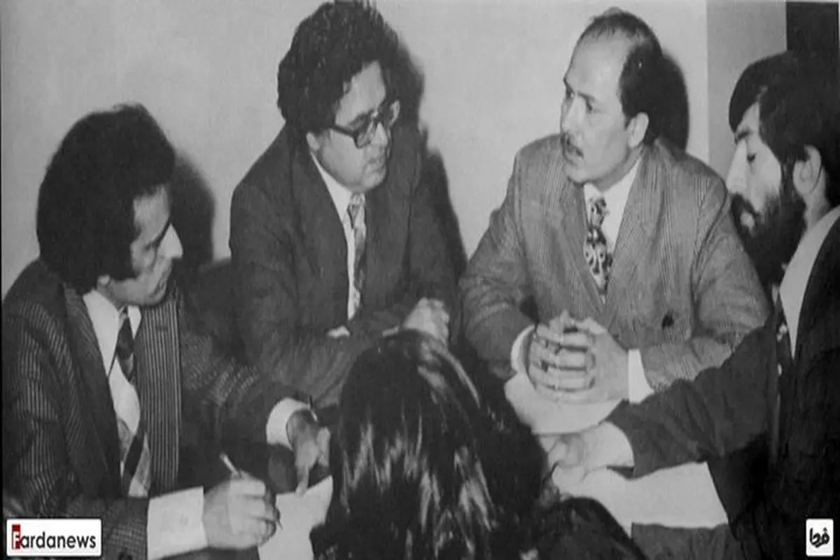 عکس: دکتر حدادعادل در انجمن سلطنتی فلسفه در کنار سیدحسین نصر و نراقی