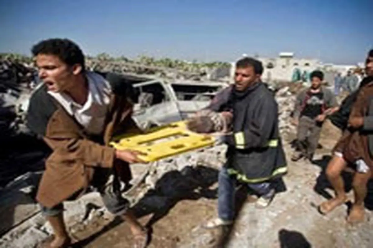 بمباران مناطق مختلف تعز در یمن