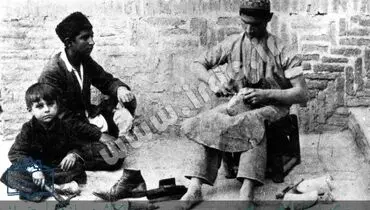 کفاش دوران قاجار/عکس