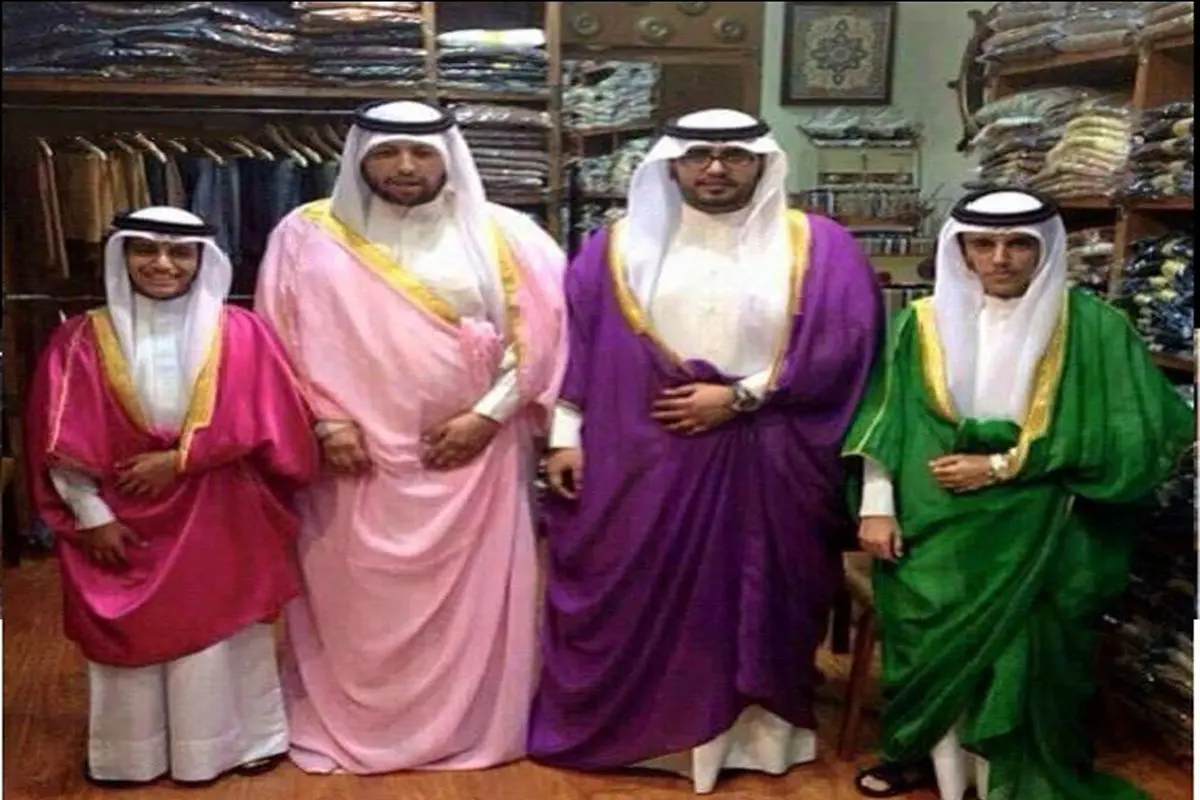 تصویر جنجالی از سعودی ها با هارمونی رنگ ها