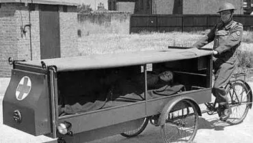 اولین آمبولانس دنیا در جنگ جهانی اول/عکس