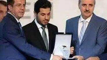 دولت ترکیه به رضا ضراب جایزه "صادرات" داد