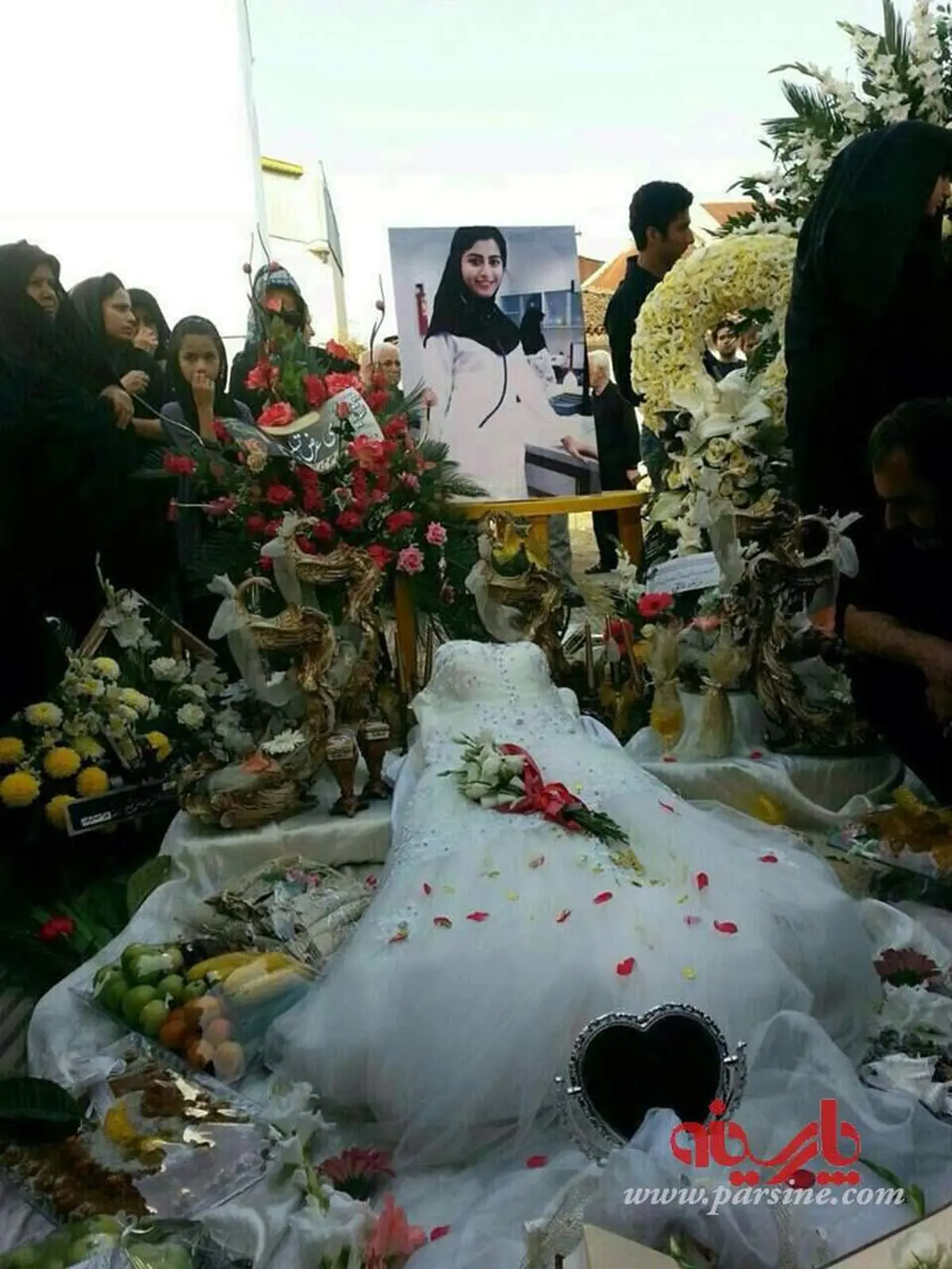 رسم خاص گیلانی ها برای درگذشت دختر مجرد