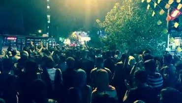 تصاویر اولیه از جشن هسته ای در تهران