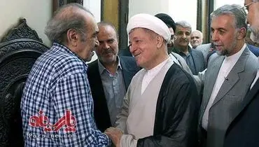 عکس: گفتگوی هاشمی رفسنجانی و ایرج