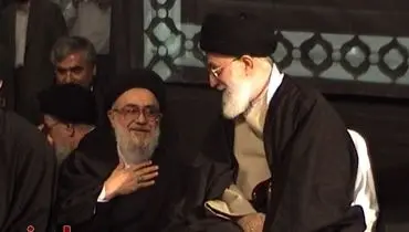 عکس:رهبرمعظم انقلاب و حجت الاسلام موسوی خوینی ها