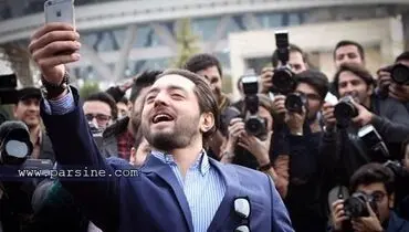 عکس:سلفی بهرام رادان با خبرنگاران