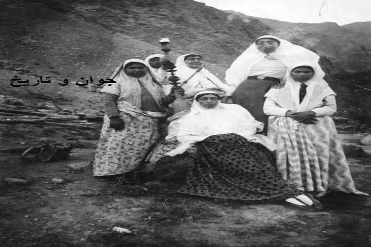 عکس:تفریح زنان قاجار