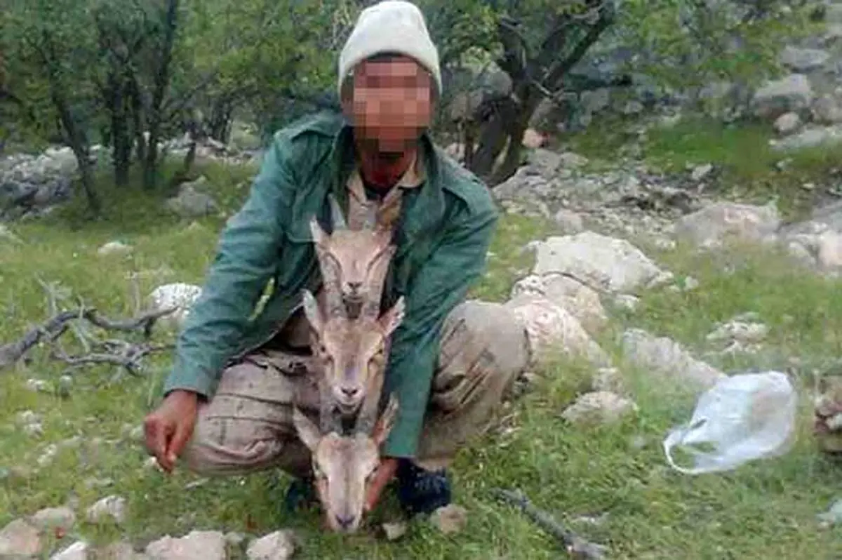 عاقبت عکس یادگاری یک شکارچی