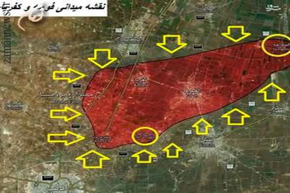 جدیدترین تحولات میدانی سوریه / درگیری در جاده فرودگاه دمشق +نقشه و عکس