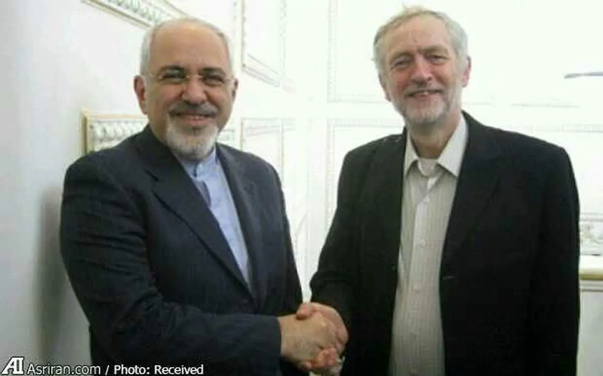 جرمی کوربین و محمد جواد ظریف +عکس