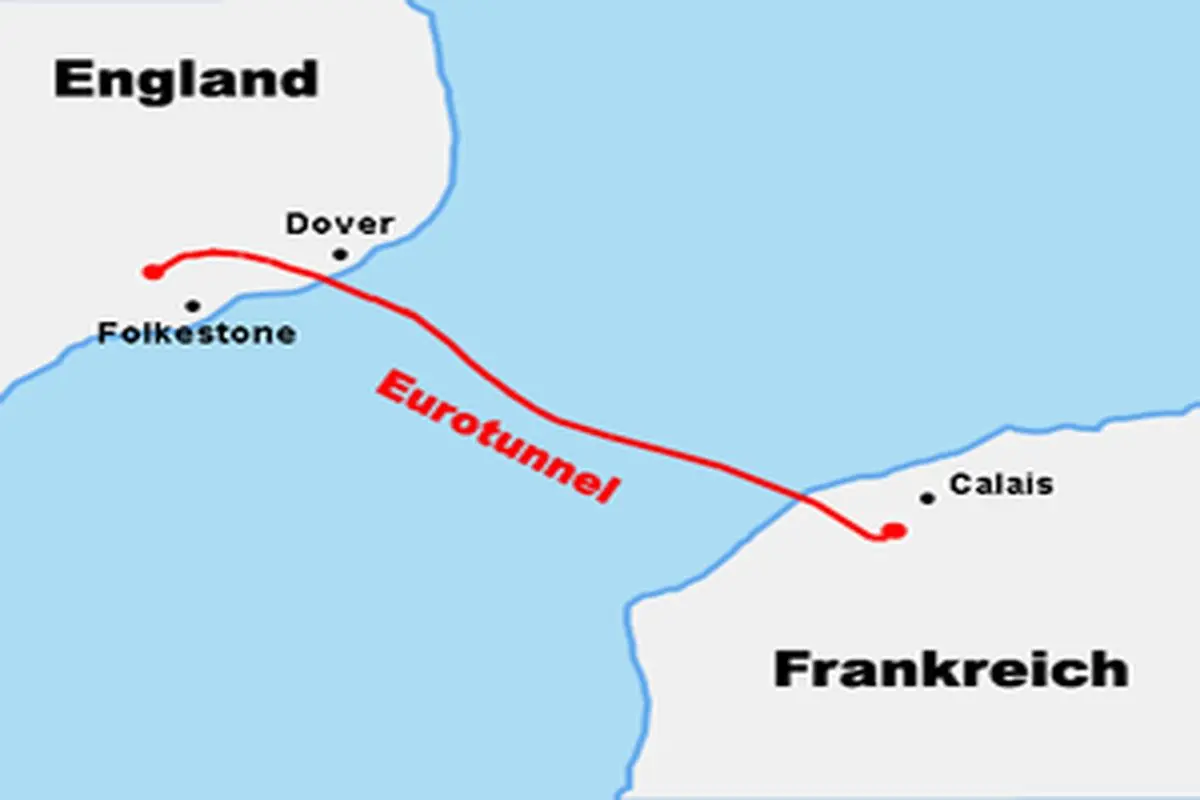 گذر از تونل های مرگ در مرز فرانسه و انگلستان