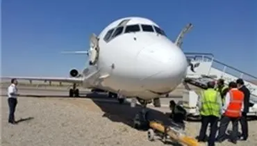 عکس:هواپیمای ایرتور در تبریز از باند خارج شد