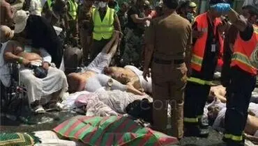 اولین عکس از فاجعه امروز مکه