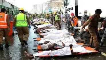 آمار نهایی قربانیان فاجعه ی منا به 464 نفر رسید