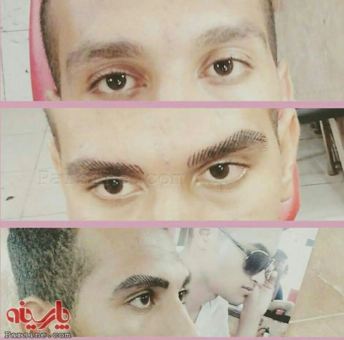 هاشور ابرو؛مدجدید در آرایشگاههای مردانه