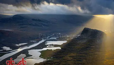 عکس: طوفان پاییز در کوهستان