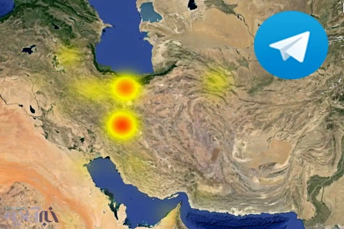 کجای ایران تلگرام با اختلال مواجه شده است؟+نقشه