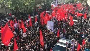 عکس/ مراسم تشییع پیکر سردارشهید همدانی