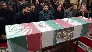 عکس: تشییع پیکر شهید حسینی خبرنگار شبکه خبر