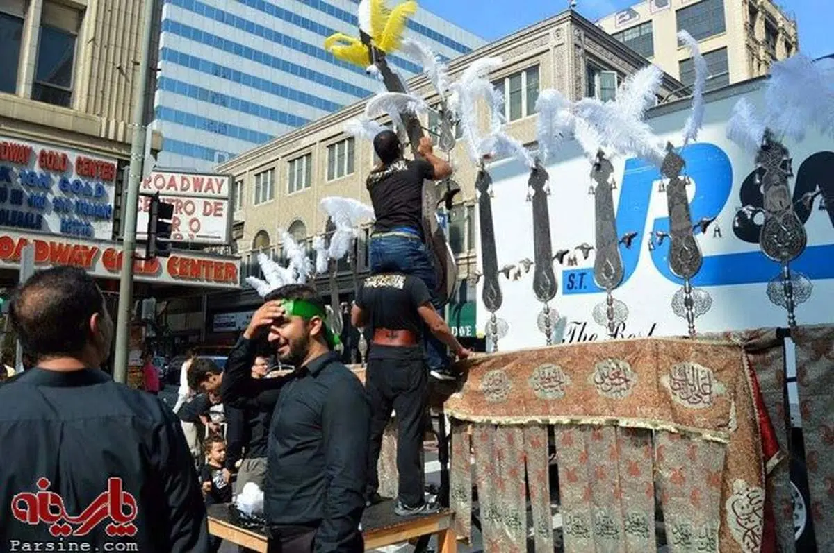 مراسم علم کشی در آمریکا