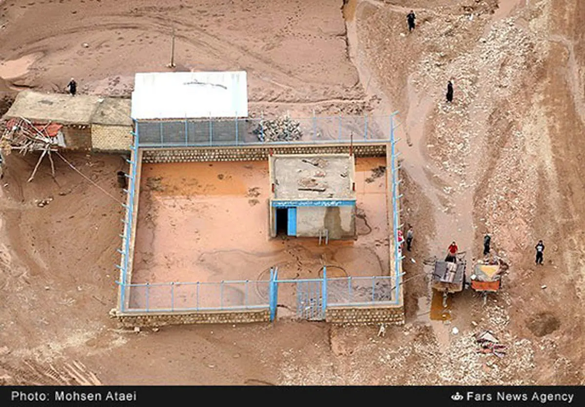 عکس هوایی از مناطق سیلزدهی لرستان