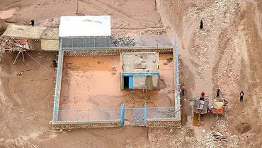 عکس هوایی از مناطق سیل‌زده‌ی لرستان