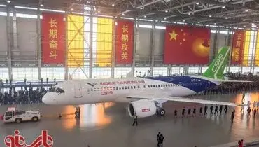 عکس:ساخت اولین هواپیمای مسافربری در چین
