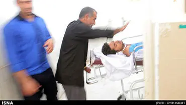 عکس: مصدومان حادثه تیراندازی دزفول