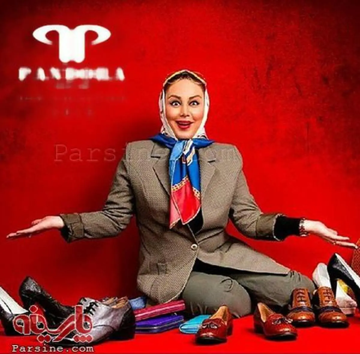 عکس:تبلیغ برند کفش توسط بهنوش بختیاری!