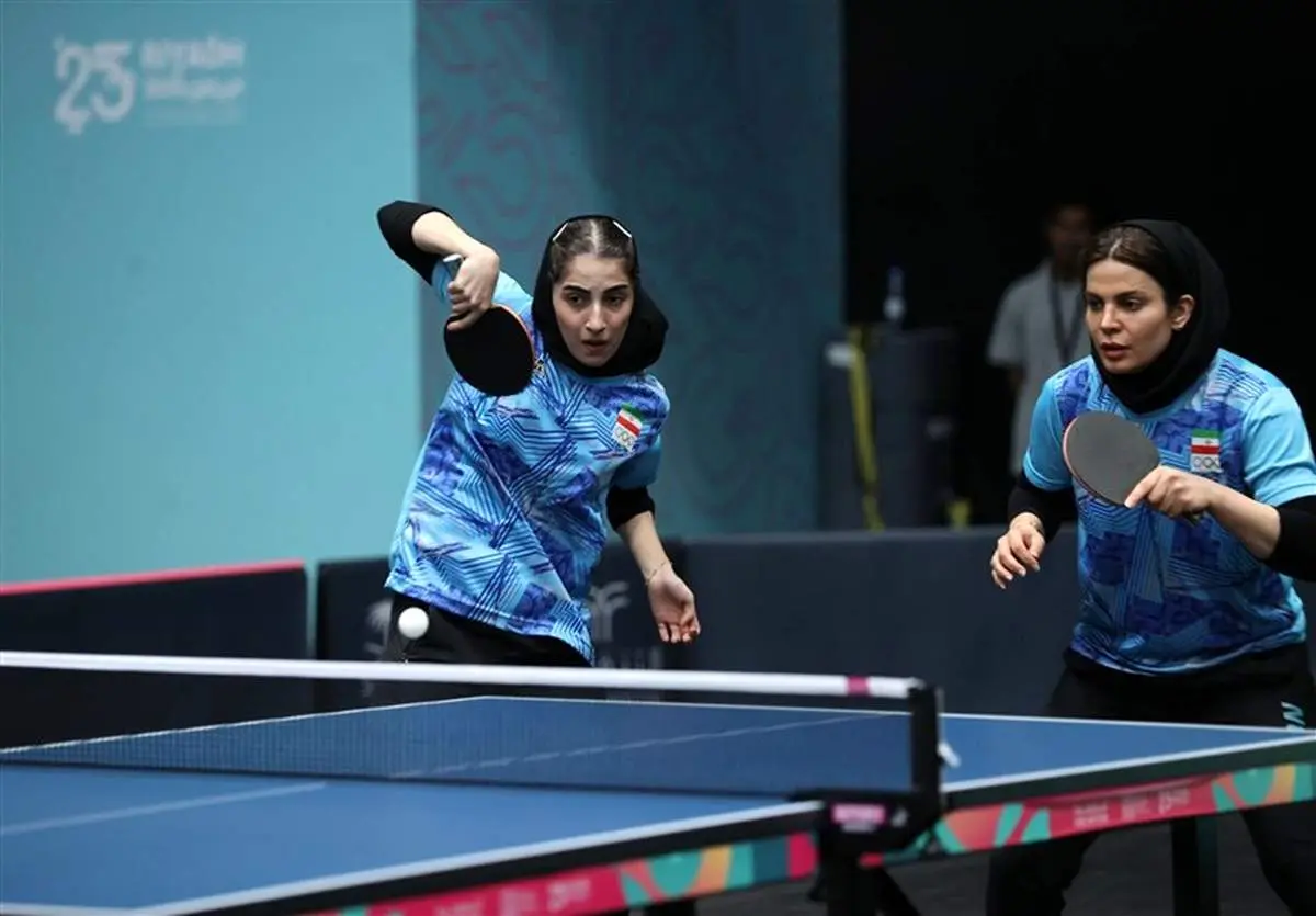 بازی‌های کشورهای اسلامی| قطعی شدن برنز تیم تنیس روی میز دوبل بانوان ایران