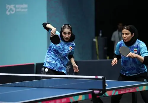 بازی‌های کشورهای اسلامی| قطعی شدن برنز تیم تنیس روی میز دوبل بانوان ایران