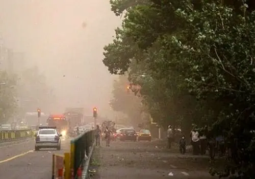 هشدار وزش باد در تهران