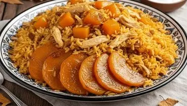 ناهار : پاییز خوش‌طعم؛ طرز تهیه کدو پلو (کدو حلوایی پلو) به روش اصیل