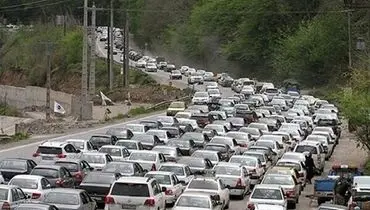 ترافیک در محور خروجی گیلان به 15 کیلومتر رسید!