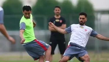 میهمان ویژه تمرین پرسپولیس در دبی+ عکس
