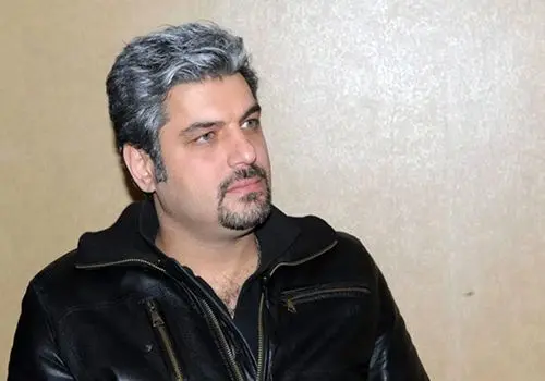قابی از سام درخشانی و بازیگر زن روسی در یک مراسم/ ویدئو