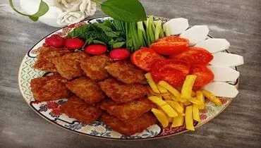 طرز تهیه کتلت گوشت و لپه