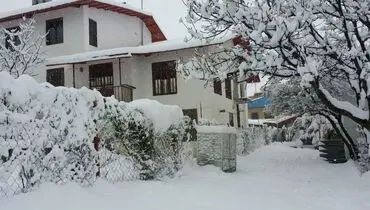 ویدئویی باورنکردنی از ارتفاع برف فوق سنگین در جواهرده!