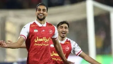 گل اول پرسپولیس به مس رفسنجان با قیچی برگردان زاهدی+ فیلم