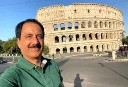 گزارشگر ایرانی در جشن دختران و پسران ایتالیایی