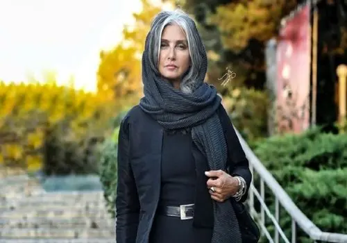 ژست خاص هانیه توسلی در اکران مردمی آتابای+عکس