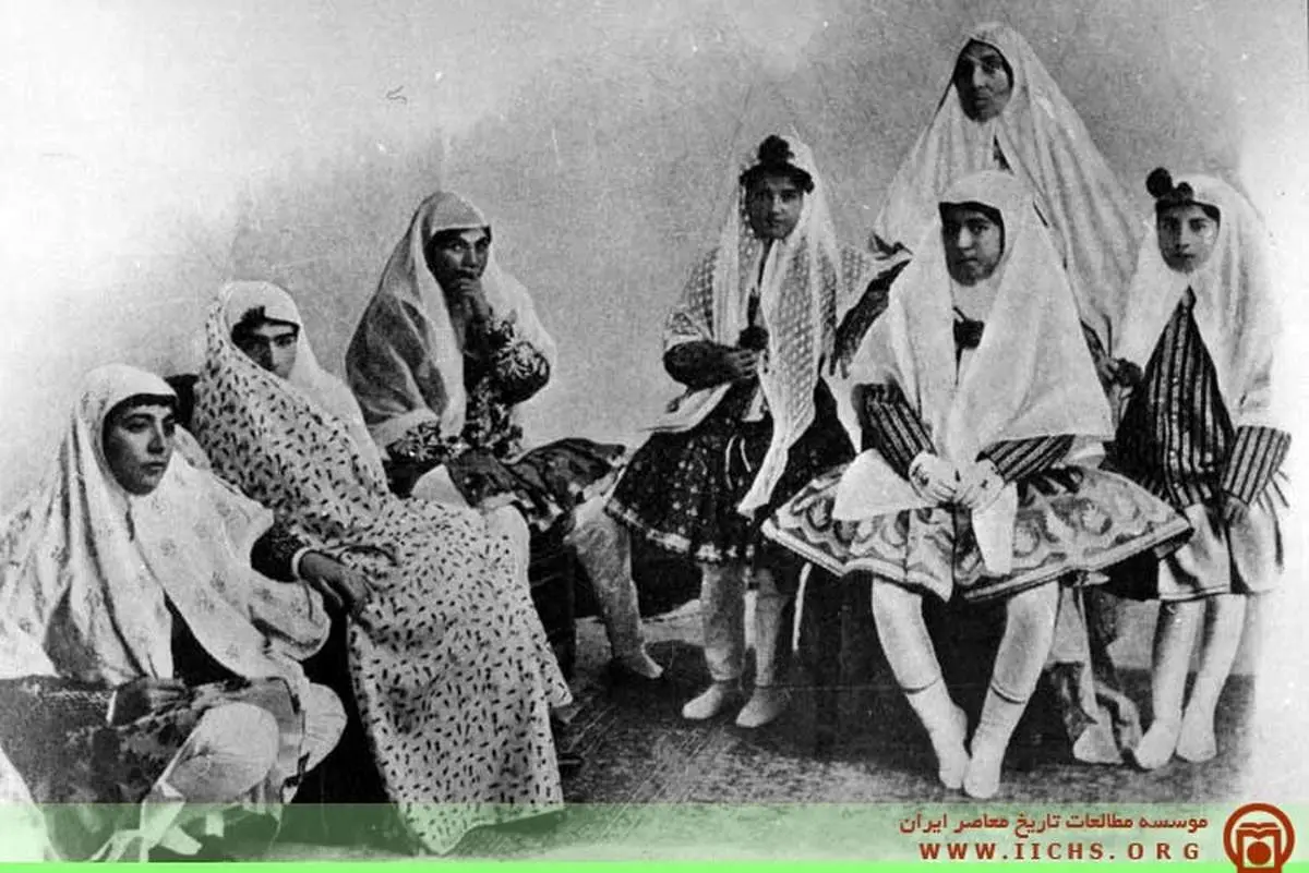 عکس: زنان حرمسرا در دوره قاجار