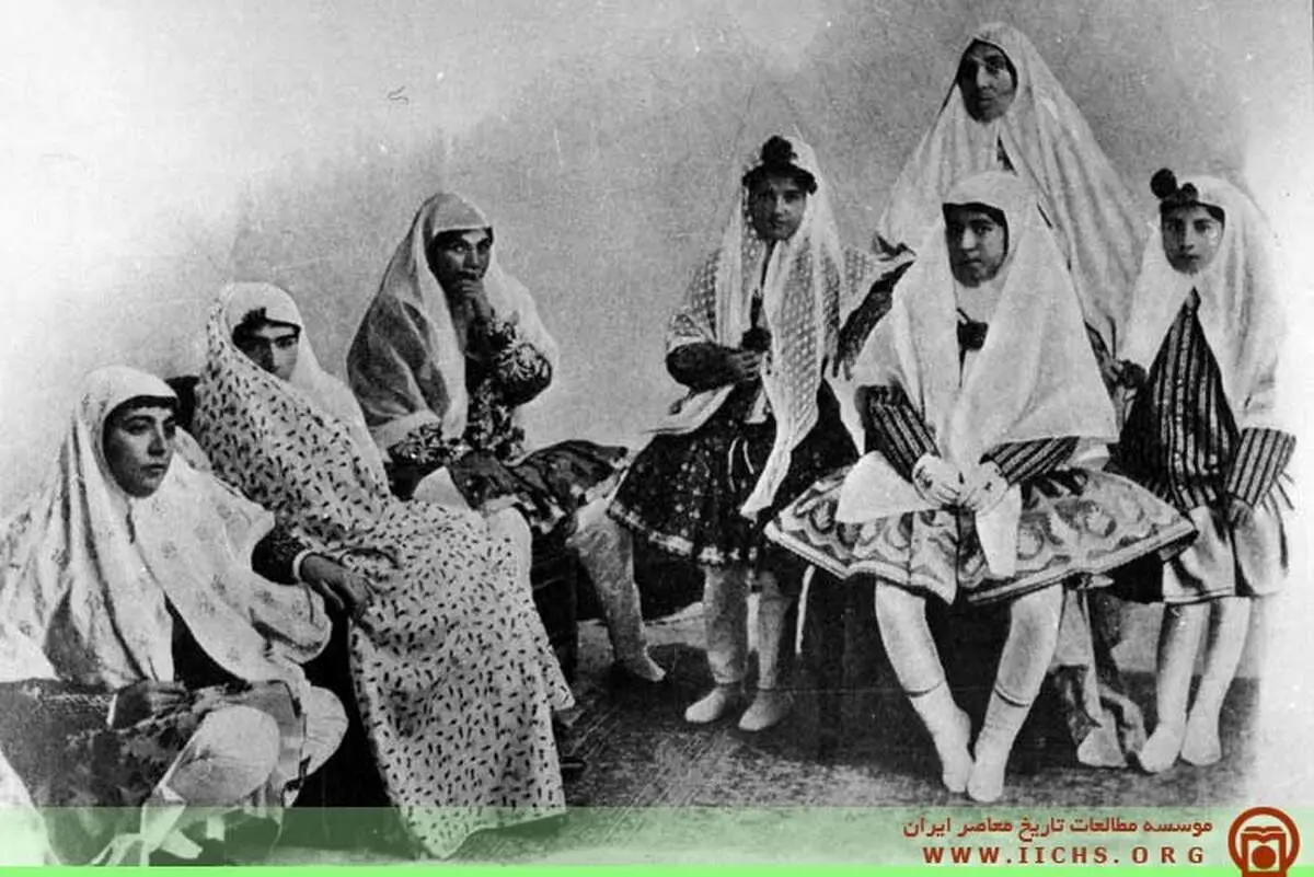 عکس: زنان حرمسرا در دوره قاجار